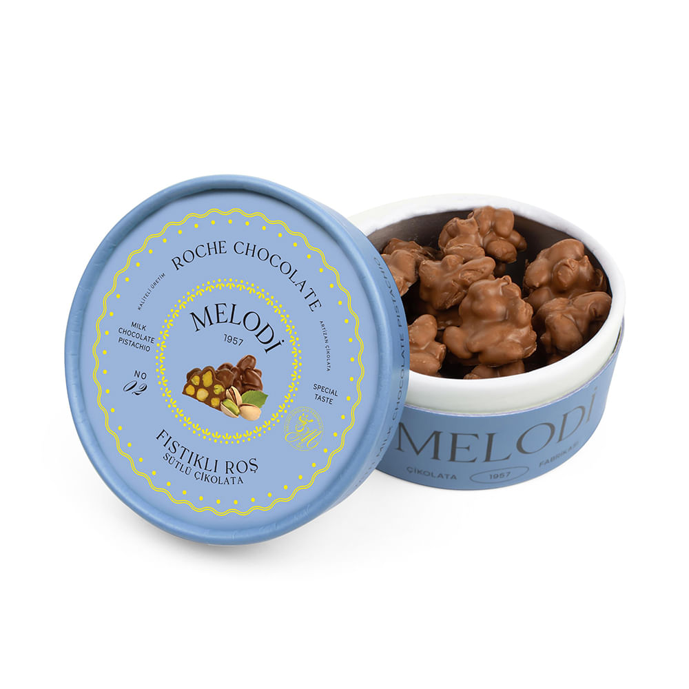 Bombons de Pistache com Chocolate ao Leite Rocher 200g - Melodi