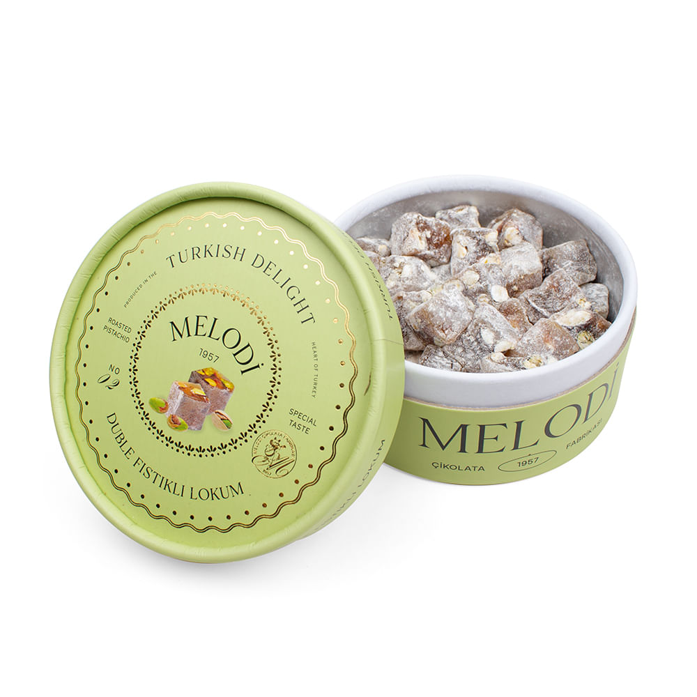 Doce de Goma Delícia Turco Duplo Pistache 250g - Melodi